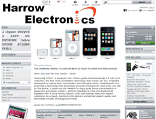 Tablet Screenshot of harrowelectronics.co.uk